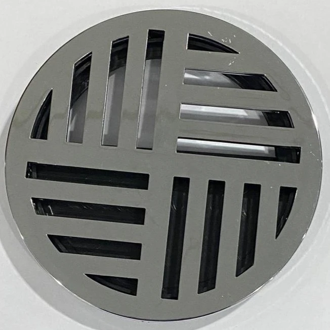Ralo antidengue cromado redondo 150mm fabricado pela N7N Ferramentaria